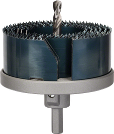 Bosch hullsagsett med flere blader for treboring.