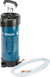 Bosch vanntrykksbeholder med slangefeste.
