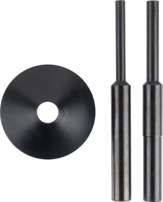 Bosch sentreringsstiftsett 8/12 mm med føringsplate.