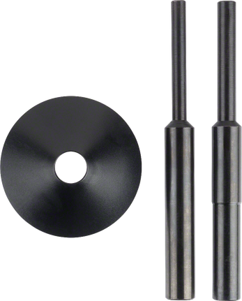 Bosch sentreringsstiftsett 8/12 mm med føringsplate.