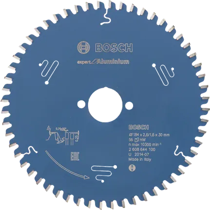 Bosch sirkelsagblad Expert for aluminium, 56 tenner.