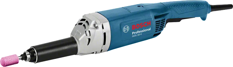 Bosch GGS 18 H rettsliper med spennhylseholder.