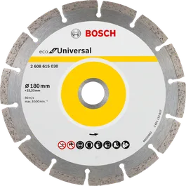 Bosch universal segmentert diamantkappeskive 180 mm.