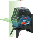 Bosch GCL 2-15 G lasernivelleringsverktøy med grønne stråler.