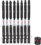 Bosch Impact Control skrutrekkerbitspakke, 9 deler.