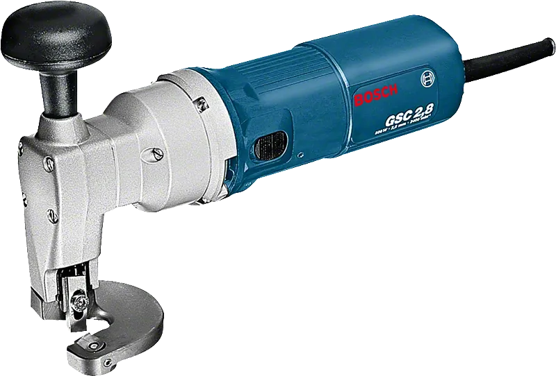 Bosch GSC 2.8 elektrisk saks for kutting av stål.