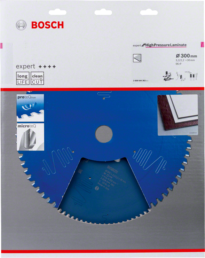 Bosch Expert for høytrykkslaminat sirkelsagblad 300 mm.