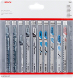 Bosch stikksagbladsett 10 deler alt-i-ett.
