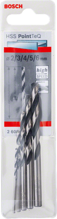 Bosch HSS PointTeQ-borsett 2–6 mm.