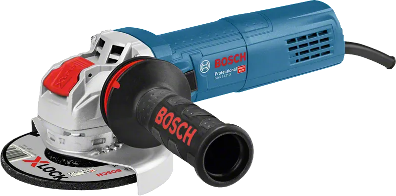 Bosch vinkelsliper GWX 9-125 S med X-LOCK-skive.