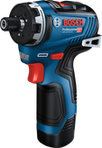 Bosch GSR 12V-35 HX batteridrevet skrutrekker, kompakt design.
