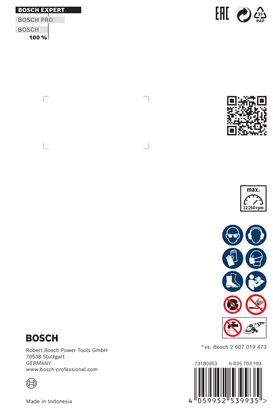 Bosch EXPERT HardCeramic X-LOCK diamantskjæreskive 125 × 22,23 × 1,4 × 10 mm.