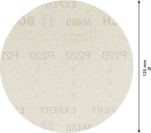 Bosch EXPERT M480 slipenettskive 125 mm, korning 220.