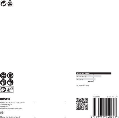 Bosch EXPERT M480 Slipenett 150 mm G120 5-pakning.