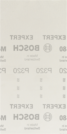 Bosch EXPERT M480 slipenett 320 korn åpent nett.