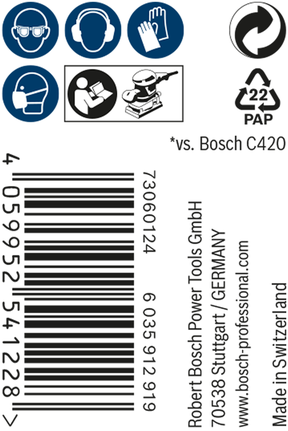 Bosch EXPERT M480 slipenettrull 93 mm 5 m G 400.
