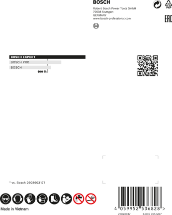 Bosch Expert diamantskive i metall 125 × 22,23 mm.