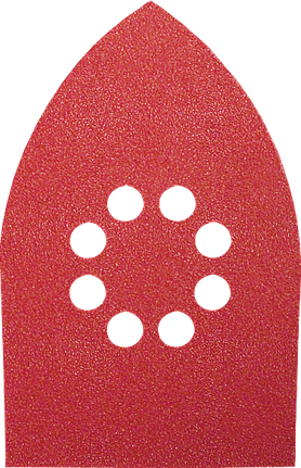 Bosch deltaslipeblad med 8-hulls design.