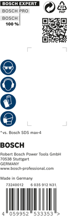 Bosch EXPERT SDS max-8X hammerbor 16 x 200 x 340 mm emballasje.