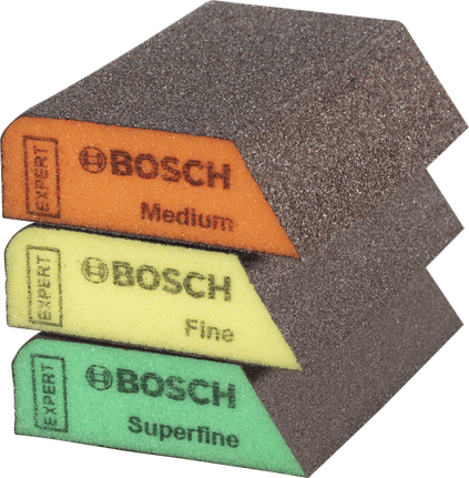 Bosch EXPERT S470 Combi Block slipesvamper medium fin superfin.