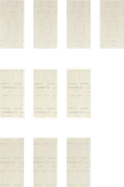 Bosch EXPERT M480 slipenettsett 10 deler, åpent nett.