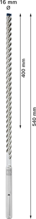Bosch EXPERT SDS max-8X hammerbor 16x400x540 mm.