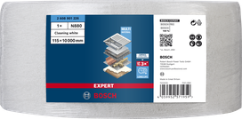 Bosch N880 fleecerull 115 × 10000 mm rengjøring.