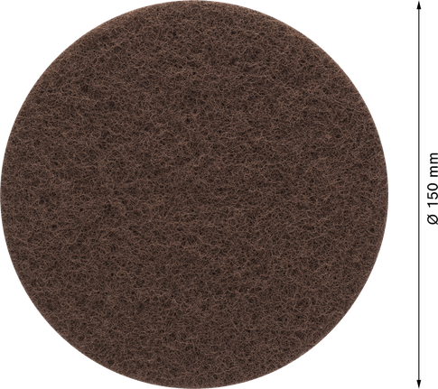 Bosch EXPERT N880 Fleece-skive rødbrun, 150 mm diameter.
