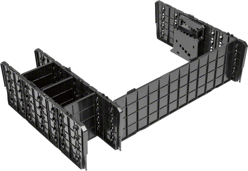 Bosch skilleveggsett XL-BOXX, bærekoffertorganisator.