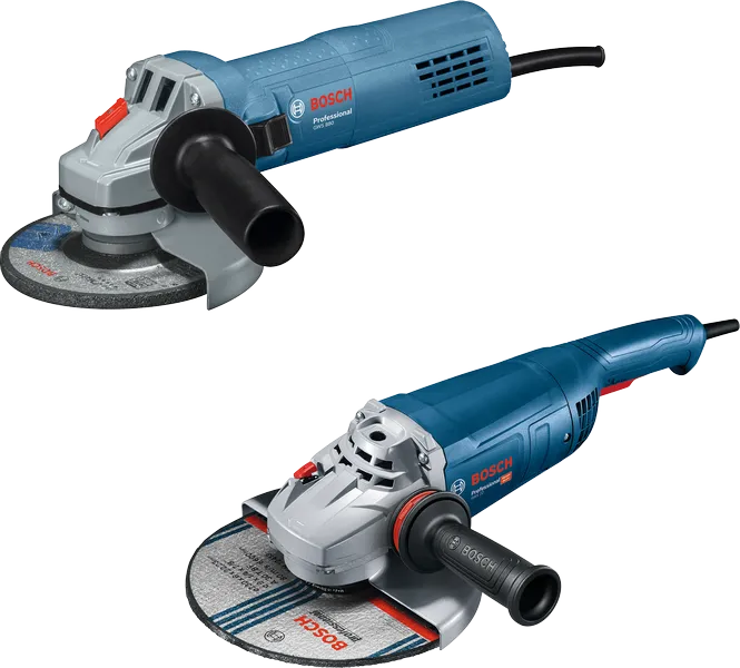 Bosch to vinkelslipersett GWS 22–230 J og GWS 880.