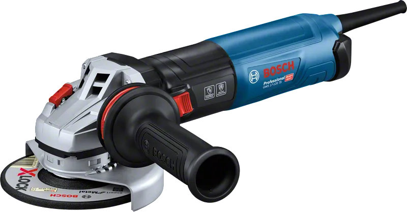 Bosch GWS 17-125 TS vinkelsliper med sidehåndtak.
