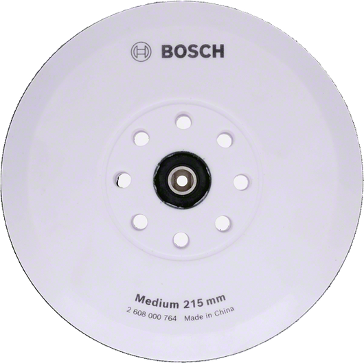 Bosch støtteplate medium 215 mm med 8 hull.