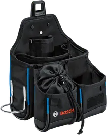 Bosch GWT 4 verktøyveske med flere lommer.