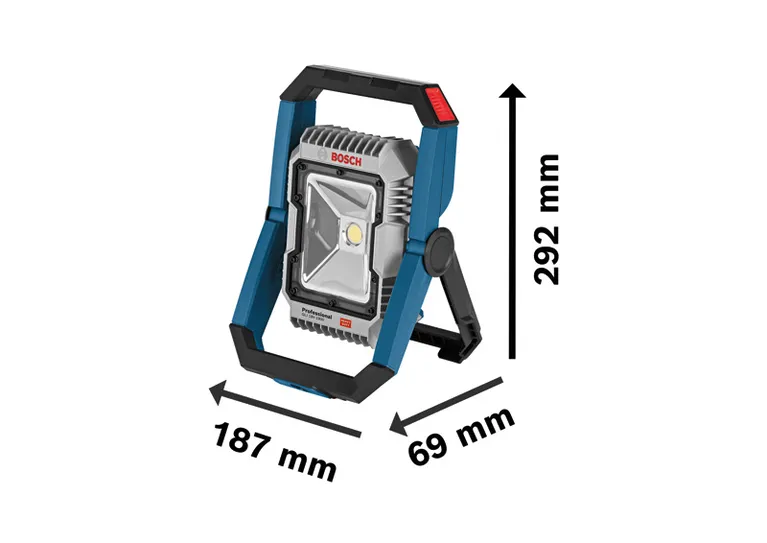 Bosch GLI 18V-1900 batteridrevet arbeidslys, 1900 lumen.