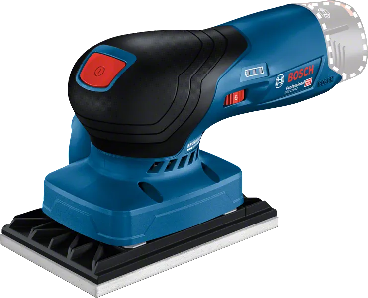 Bosch GSS 12V-13 batteridrevet eksentersliper, 12V batteri.