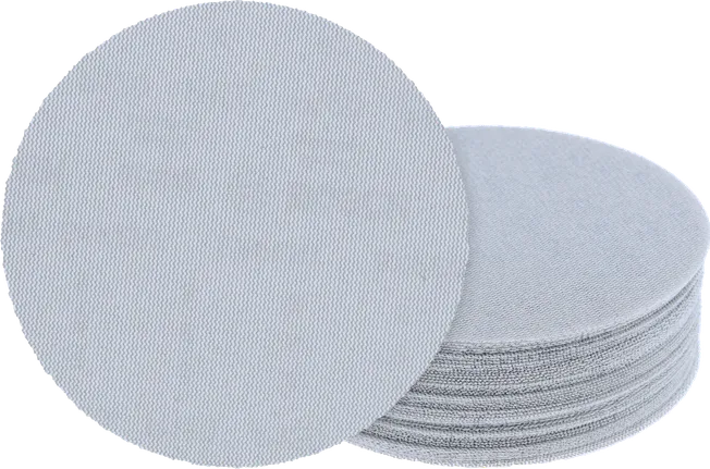 Bosch PRO slipeskiver med netting kan stables for støvfri sliping.