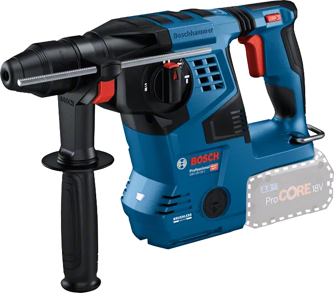 Bosch GBH 18V-28 C batteridrevet borhammer.