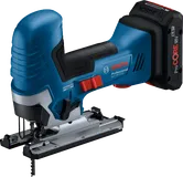 Bosch GST 18V-125 S batteridrevet stikksag med ProCORE 18V-batteri.