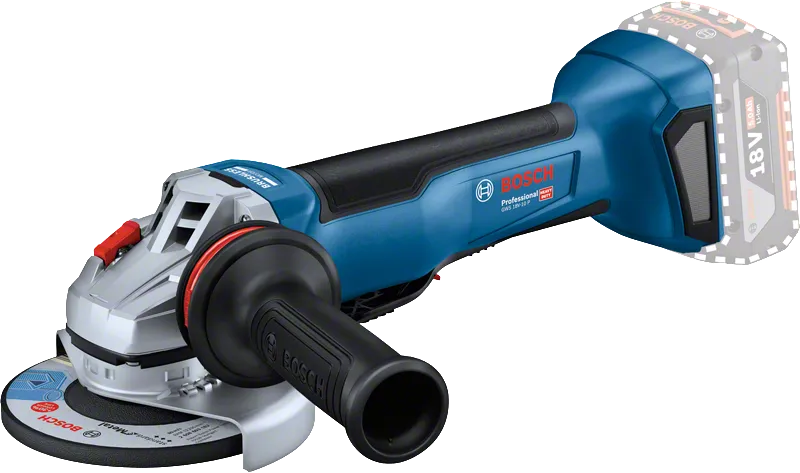 Bosch GWS 18V-10 P batteridrevet vinkelsliper.