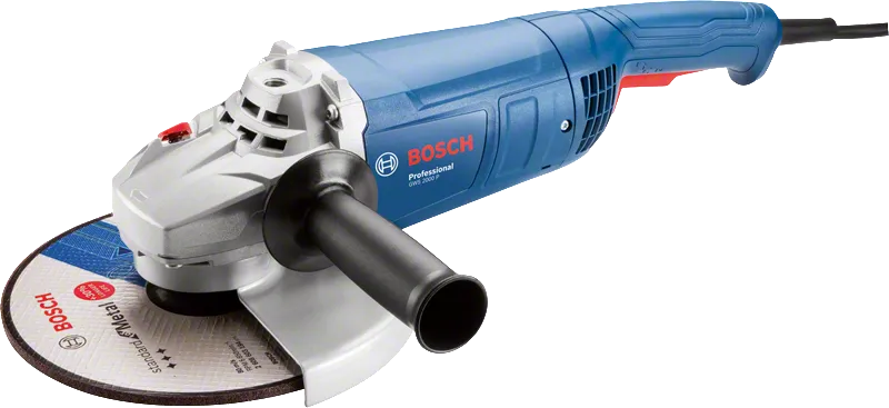 Bosch GWS 2000 P vinkelsliper med 230 mm skive.