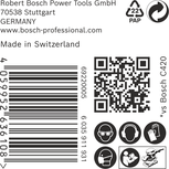 Bosch EXPERT C470 sandpapir 80x133 mm G 40 50 stk.