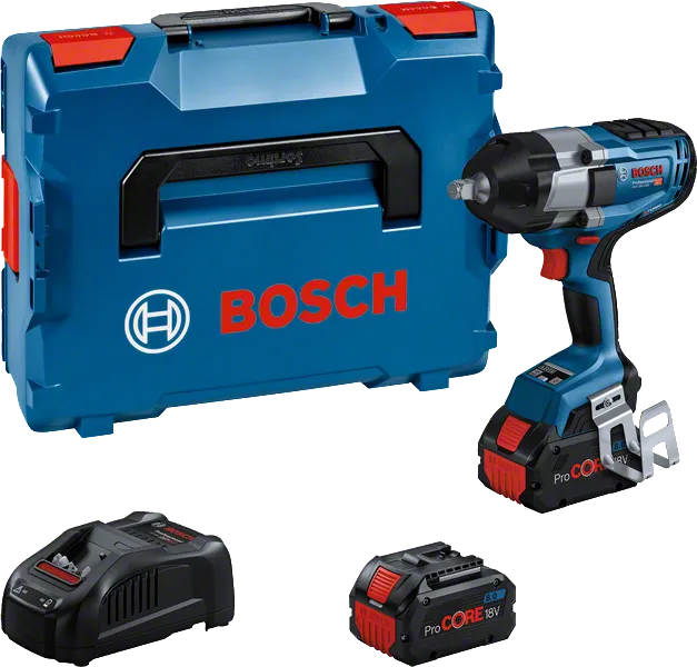Bosch GDS 18V-1000 batteridrevet slagtrekkersett.