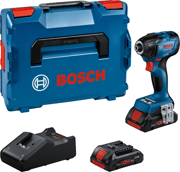 Bosch GDR 18V-210 C batteridrevet slagtrekkersett.