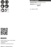 Bosch EXPERT C470 sandpapirsett 100×150 mm 60/120/180 10-delers.