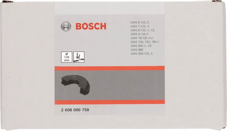 Bosch 125 mm beskyttende skjærebeskyttelse.