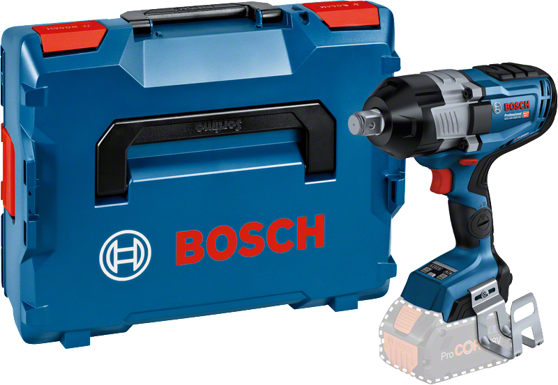 Bosch GDS 18V-1600 batteridrevet slagtrekker med etui.