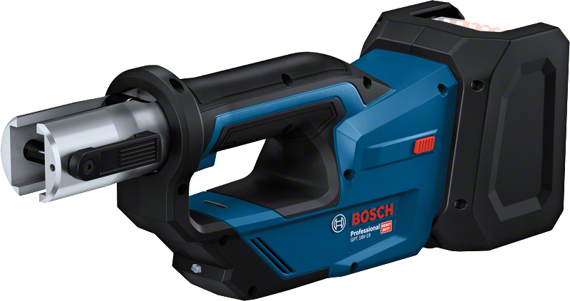 Bosch 18V-19 batteridrevet rørkrympeverktøy.