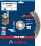 Bosch diamantskjæreskive 230 × 22,23 mm.