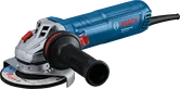 Bosch GWS 12-125 vinkelsliper med antivibrasjonshåndtak.