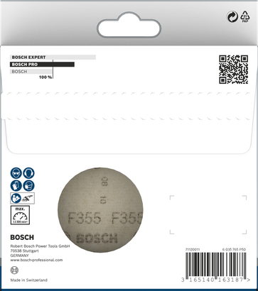 Bosch PRO F355 115 mm slipeskive G120 10 stk.